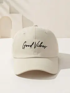 Good Vibes Embroidered Baseball Cap