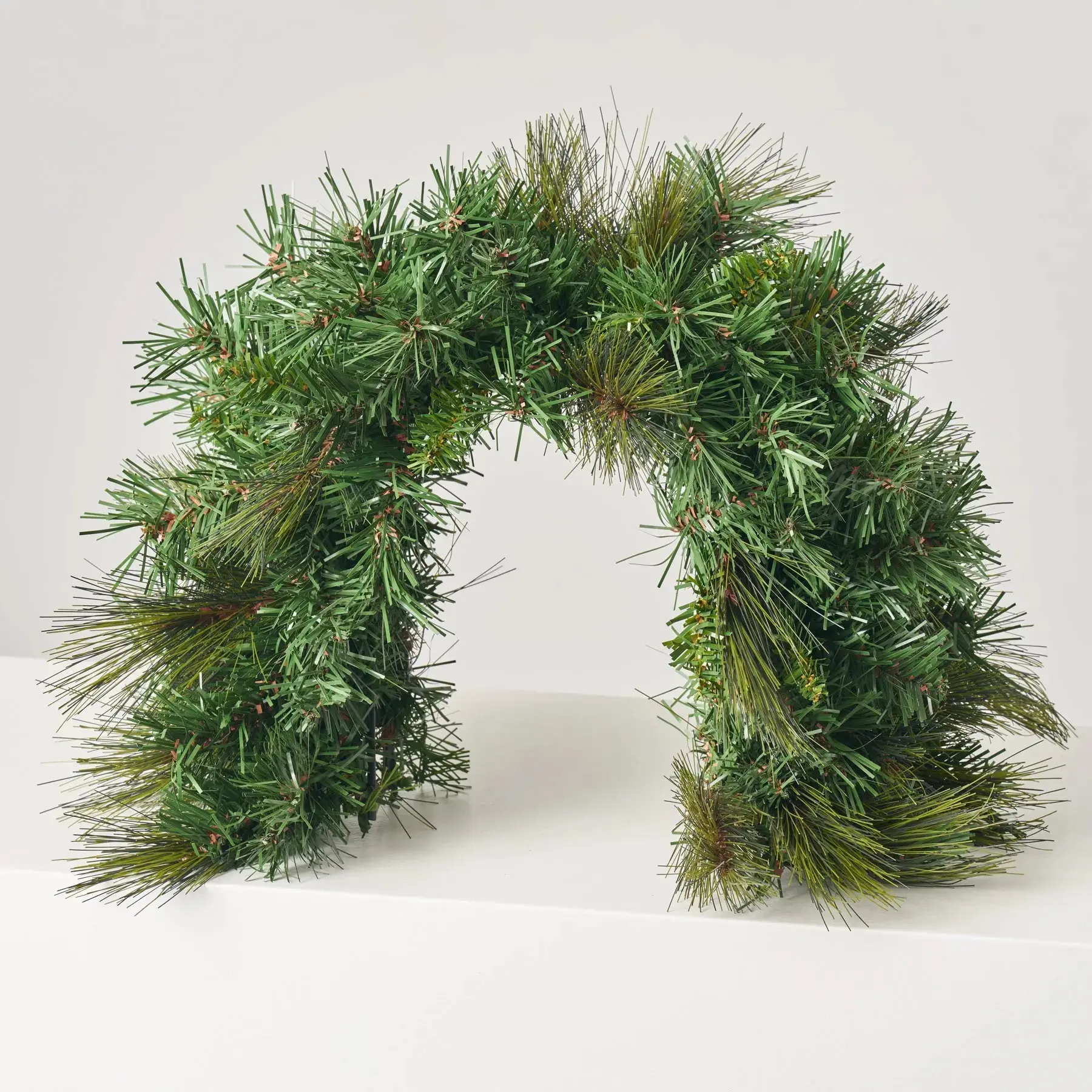 Anchorage Fir Synthetic Christmas Mailbox Cover, Festive Artificial Foliage with Evergreen Look, Decor to Enhance Curb Appeal & Home Accent