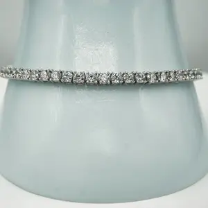 Mexican Handmade Silver Bracelet with Zirconia Stones for Women