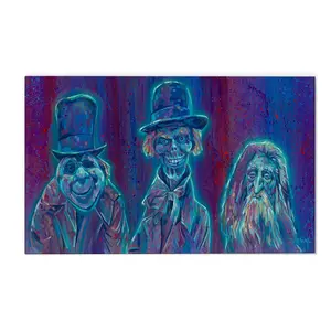Haunted Mansion Walt Disney Fine Art James Crouch Signed Limited Edition of 195 Print on Canvas "Uninvited Guests"