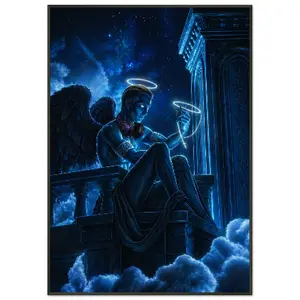 Premium Semi-Glossy Paper Metal Framed Poster