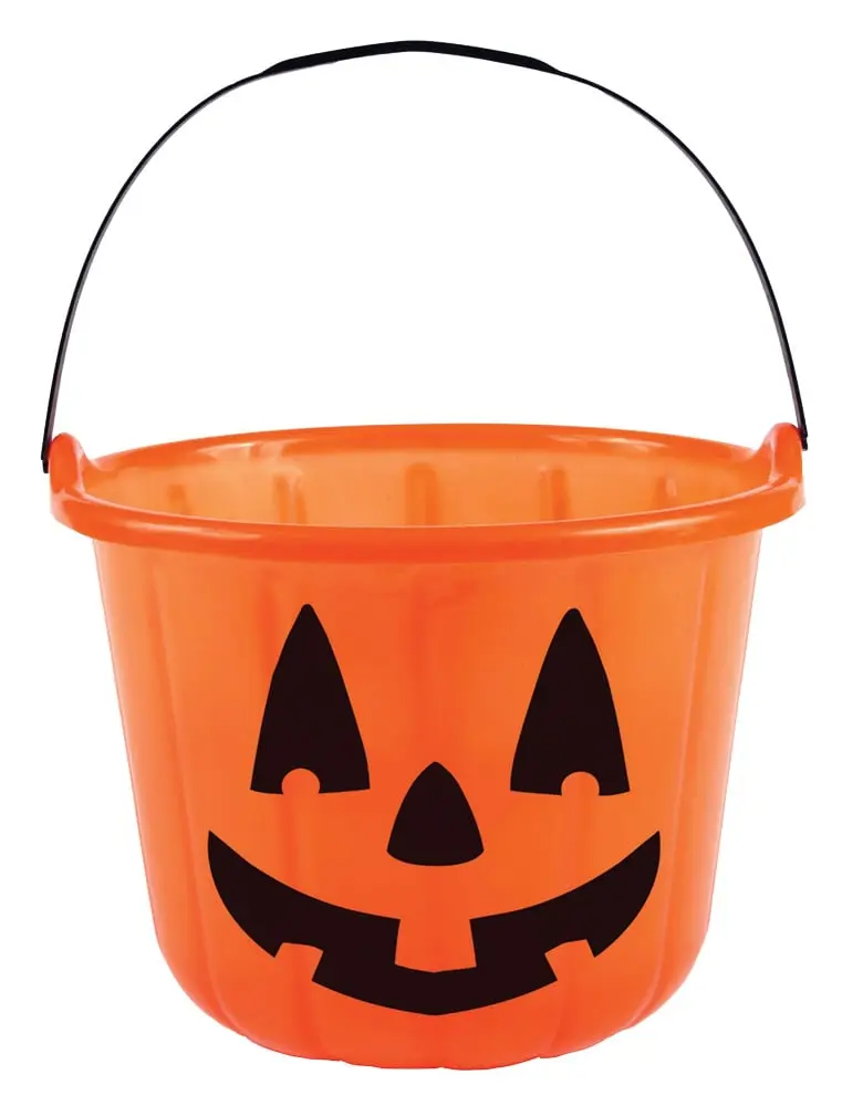 212 MAIN Pumpkin Candy Bucket - 0.5 lbs Halloween Costume Accessory, Candy Holder, Holiday Gift