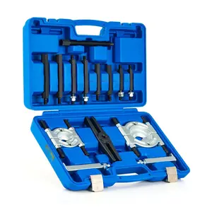 Heavy Duty Bearing Puller Set, 5 Ton Capacity Bearing Separator, Pinion Wheel Bearing Removal Kit with 2" and 3" Jaws, Wheel Hub Axle Puller Set, Silver/Black Heavy Duty Bearing Splitter Tool Kit, car stuff,