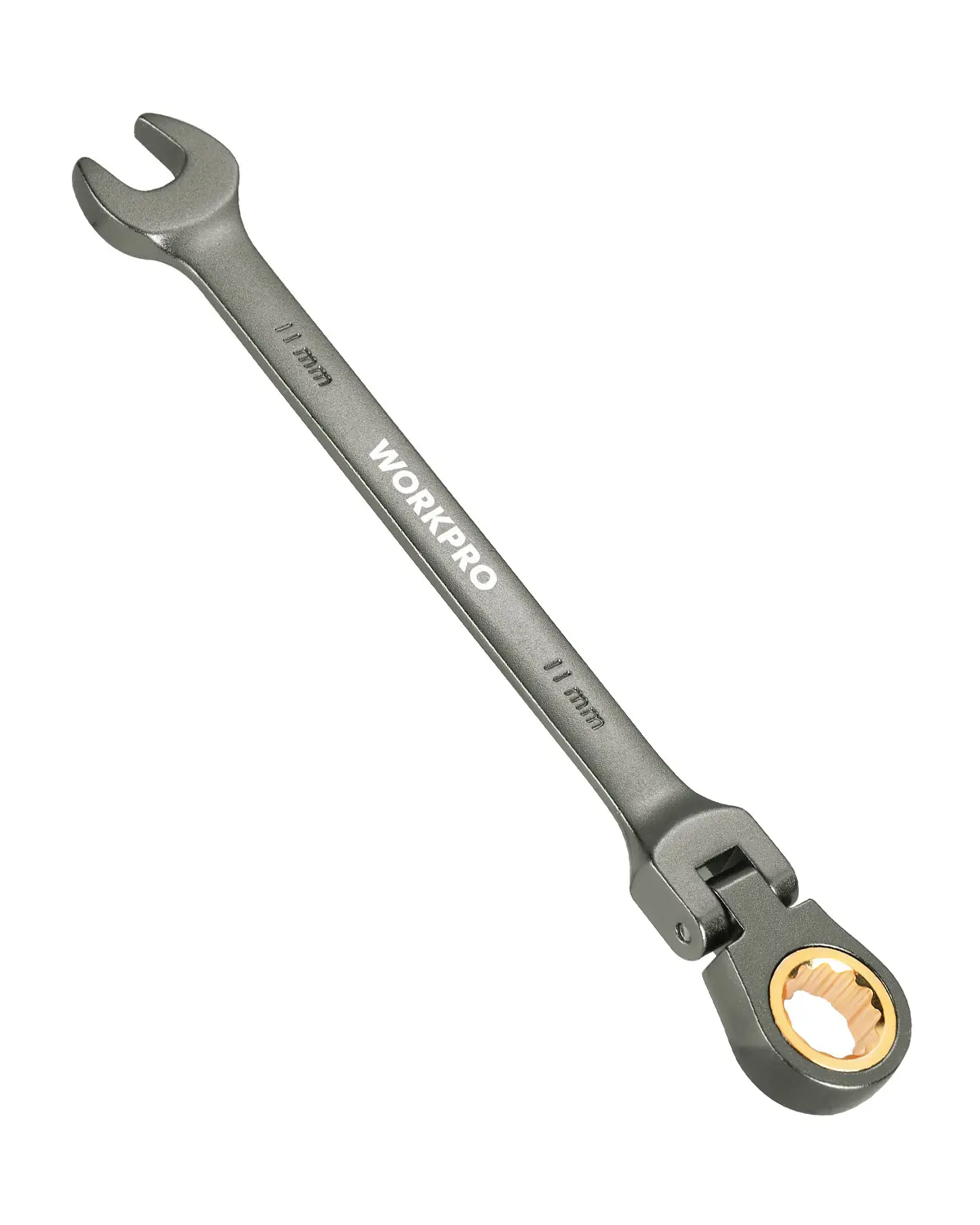#fathersdaygift WORKPRO Ratcheting Combination Wrench, Cr-V Constructed, Nickel Plating, 72-Teeth, 12 Point Design