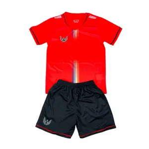 Essentials Youth Soccer Jersey Set - Power Line Red
