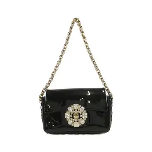 Pre-owned CHANEL Resin / Acrylic Shoulder Bags Patent Leather Shoulder Bag