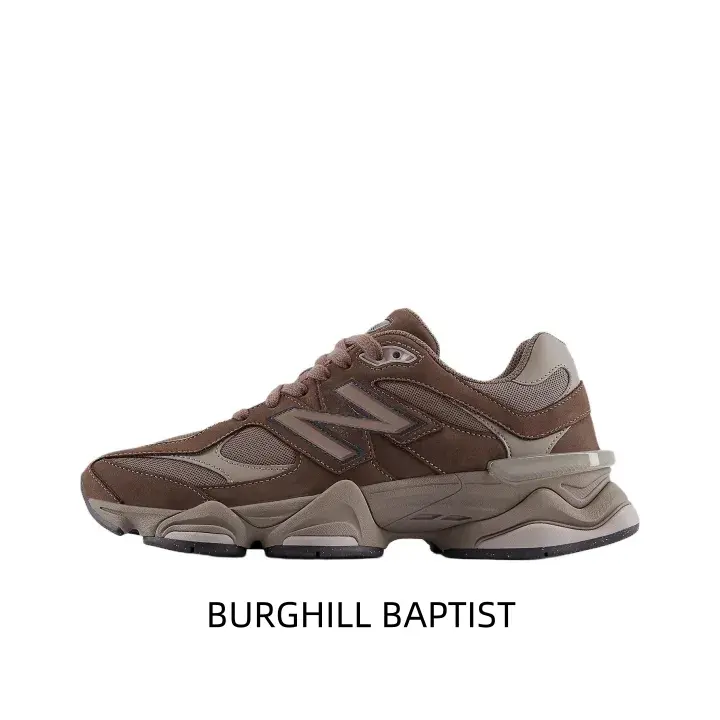 Retro Mocha-Brown Chunky Sneaker for Sports Collectibles Accessories - Layered Suede Mesh Details, High-Cushion Thick Sole, Everyday Casual Footwear Addition