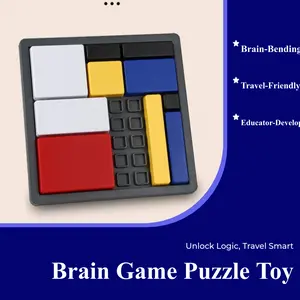 Logic puzzle brain games for children and adults, 88 challenging levels, educational logic toy, suitable for travel games for ages 7 and up, brain-training building block puzzles, size 14*14*1.5,2026 Valentine's Day Gifts