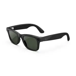 Ray-Ban Meta Wayfarer (Gen 2) Large Shiny Black Transitions® Graphite Green Lenses