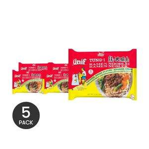 Uni-President Braised Pork Flavor Instant Noodles - 5 Pack Value Bundle, Authentic Taiwanese Traditional Taste, 85g x 5