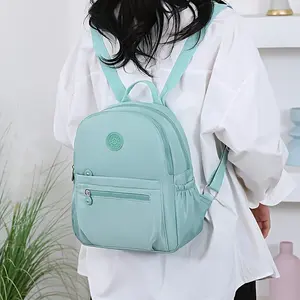 Women's Nylon Fabric Shoulder  with Adjustable Zipper Closure Multi-Compartment Practical Storage Backpack for Work Commuting Leisure Travel Student Use Outings Large Approved Travel Backpack Women's Christmas Tote  crossbody    women school medium bag