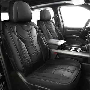 LINGVIDO Chevy Silverado Seat Covers - Custom Fit for GMC Sierra, Pickup Truck Seat Cover for 07-25 1500 2500HD 3500HD, Regular Cab, Double Cab, Crew Cab, LT, LZT, RST, Trail Boss