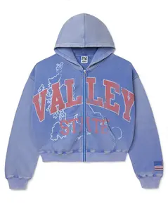 Vale Forever Blue Alumni Zip Up Hoodie