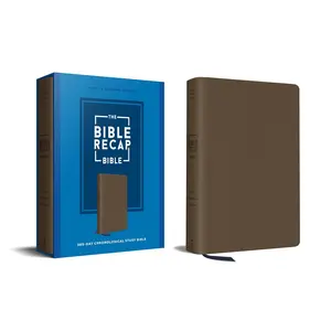 The Bible Recap 365-Day Chronological Study Bible: English Standard Version--Imitation Leather -- Tara-Leigh Cobble - Bible