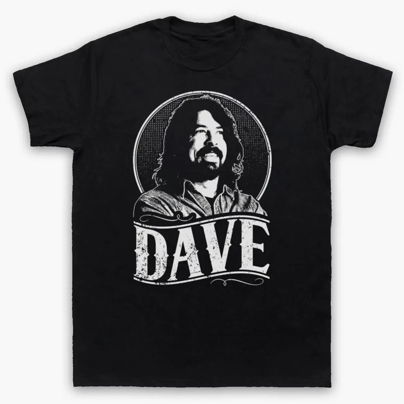 DAVE GROHL TRIBUTE ROCK GRUNGE LEGEND SINGER DRUMMER MENS & WOMENS T-SHIRT 7