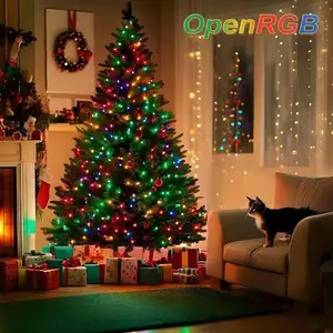 360° Automatic Rotating Christmas Tree – Fire-Retardant PVC Artificial Tree with Silent Rotation Base & Protective Foot Mat – Safe, Stylish Holiday Decoration