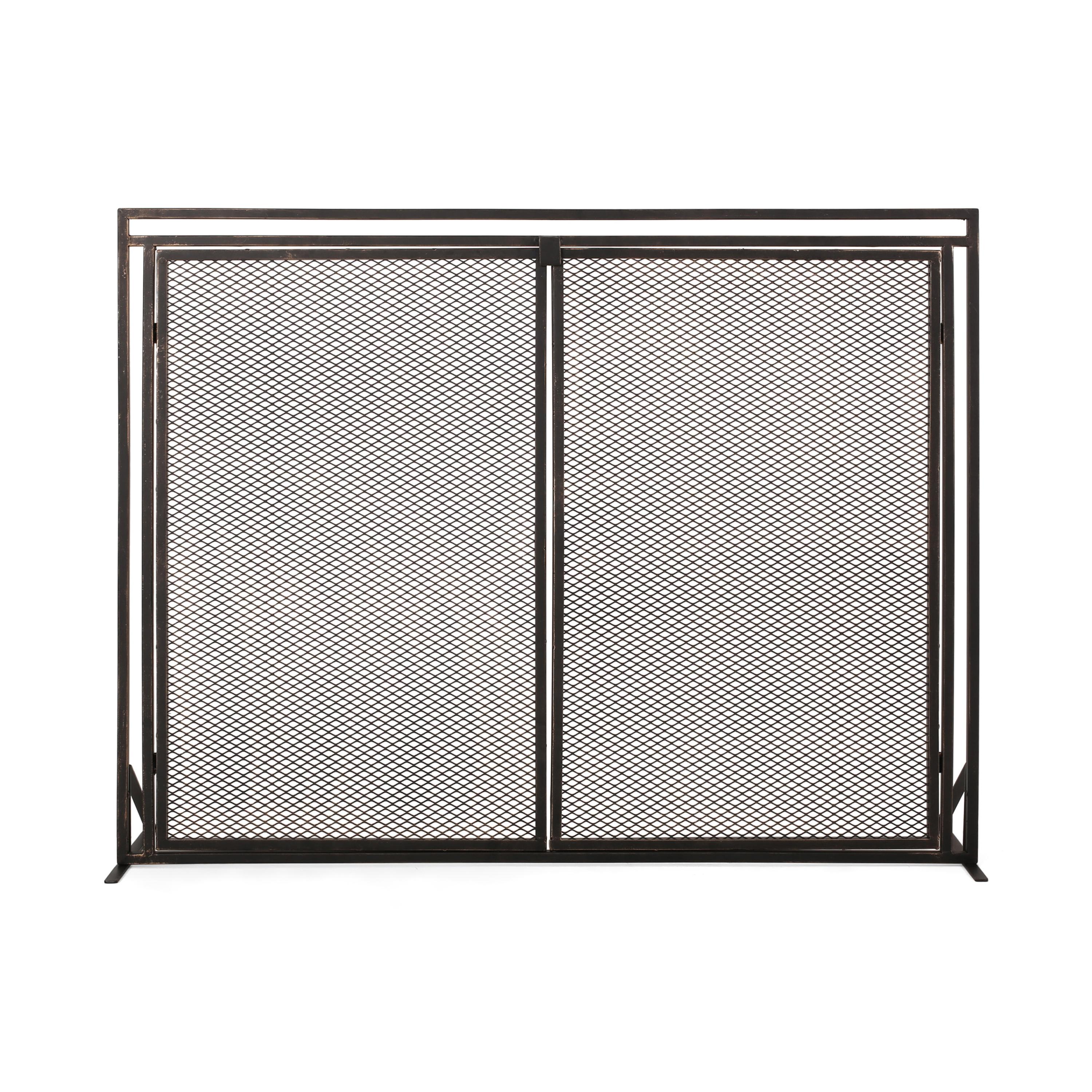 SAVEYOUR  Multi-use fireplace screen for indoor & outdoor use. Stylish, durable, and wind-resistant. Perfect for your home, patio, fire pit area, and backyard gatherings. Adds safety and modern decor to any space.