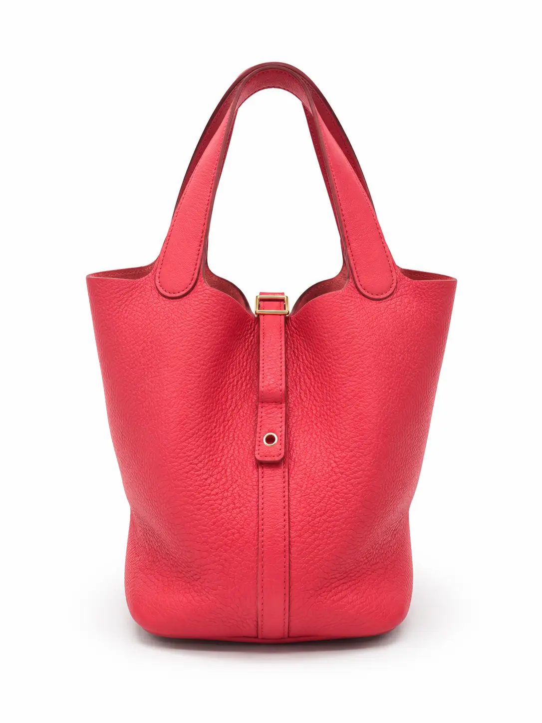 Pre-owned HERMÈS Leather Top Handle Bag Hermes Picotin Lock MM 22 Éclat Handbag 95969687