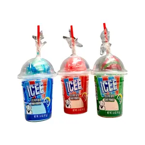 Koko's Icee Dip-n-lik Lollipop with Candy Powder 1.66oz Pack of 3 Snack Sweet