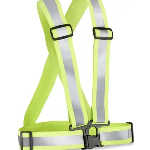 Hi-Vis Safety Sash Belt for biking, hiking, and outside activities
