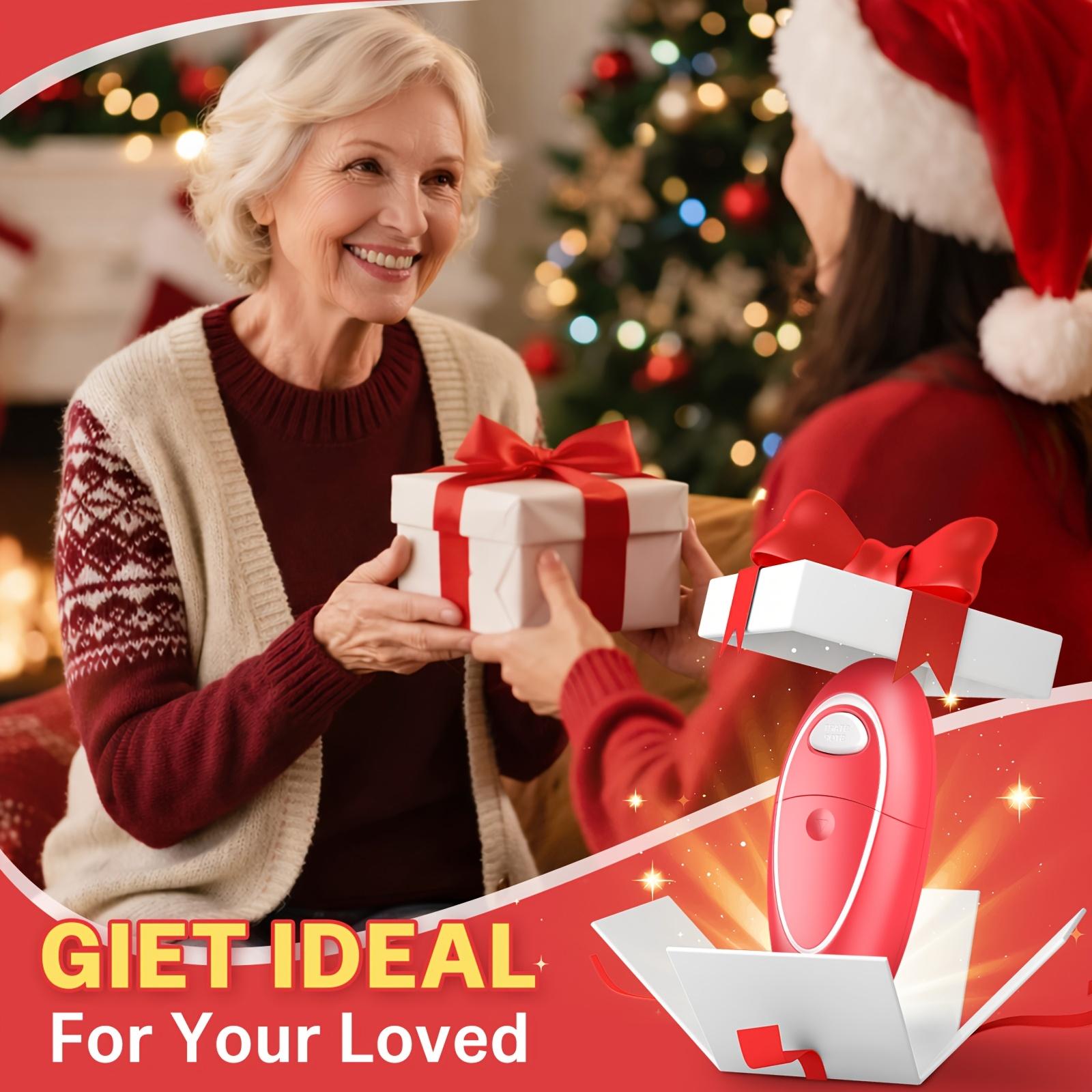 Electric Can Opener with One-Touch Function by Hattyroom – Portable Design for Kitchen and Outdoor, Smooth Edge for Safe Use, Great for Seniors and Arthritis Sufferers, Essential Senior Product for Independent Living