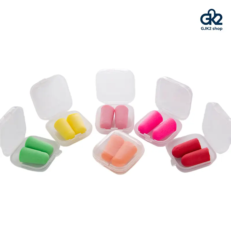 6Pcs Bullet Shape PU Foam Ear Plugs Soft Noise Reduction Earplugs Sound Insulation Sleeping Earplugs For Dorm Student Travel Shooting Industrial Noise Cancelling Earplugs