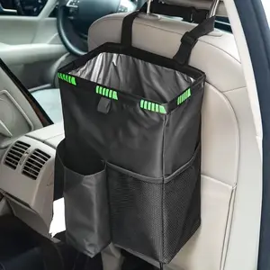 Large Capacity Multi-Functional Car Seat Waterproof Napkin Holder, Foldable Storage Bag for Car Interior, Snacks, Toys, Miscellaneous Items