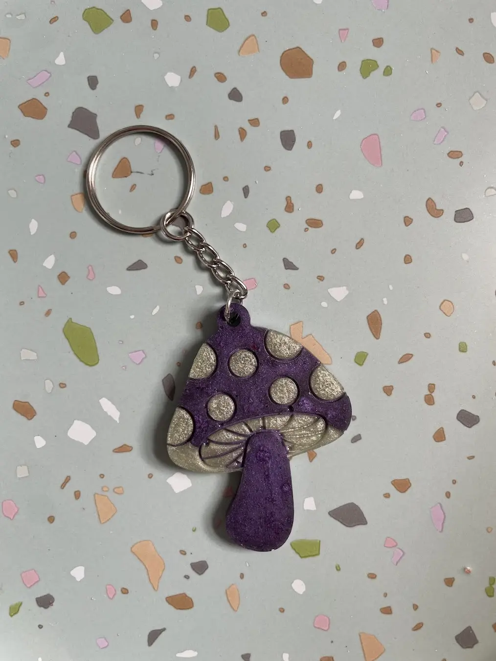 Mushroom Keychain