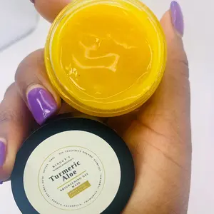 Turmeric Aloe Brightening Gel Mask for Skin Repair - Reduce Dark Circles & Scarring - Comfort