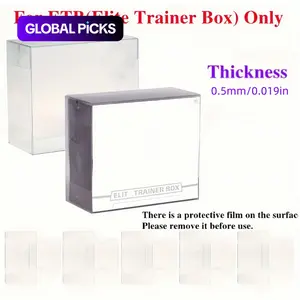 5/10PCS For ETB (Elite Trainer Box) Auto Folding Base Plastic Protective Case, 0.5PET Thickness, Trade Card Box #GLOBAL PICKS