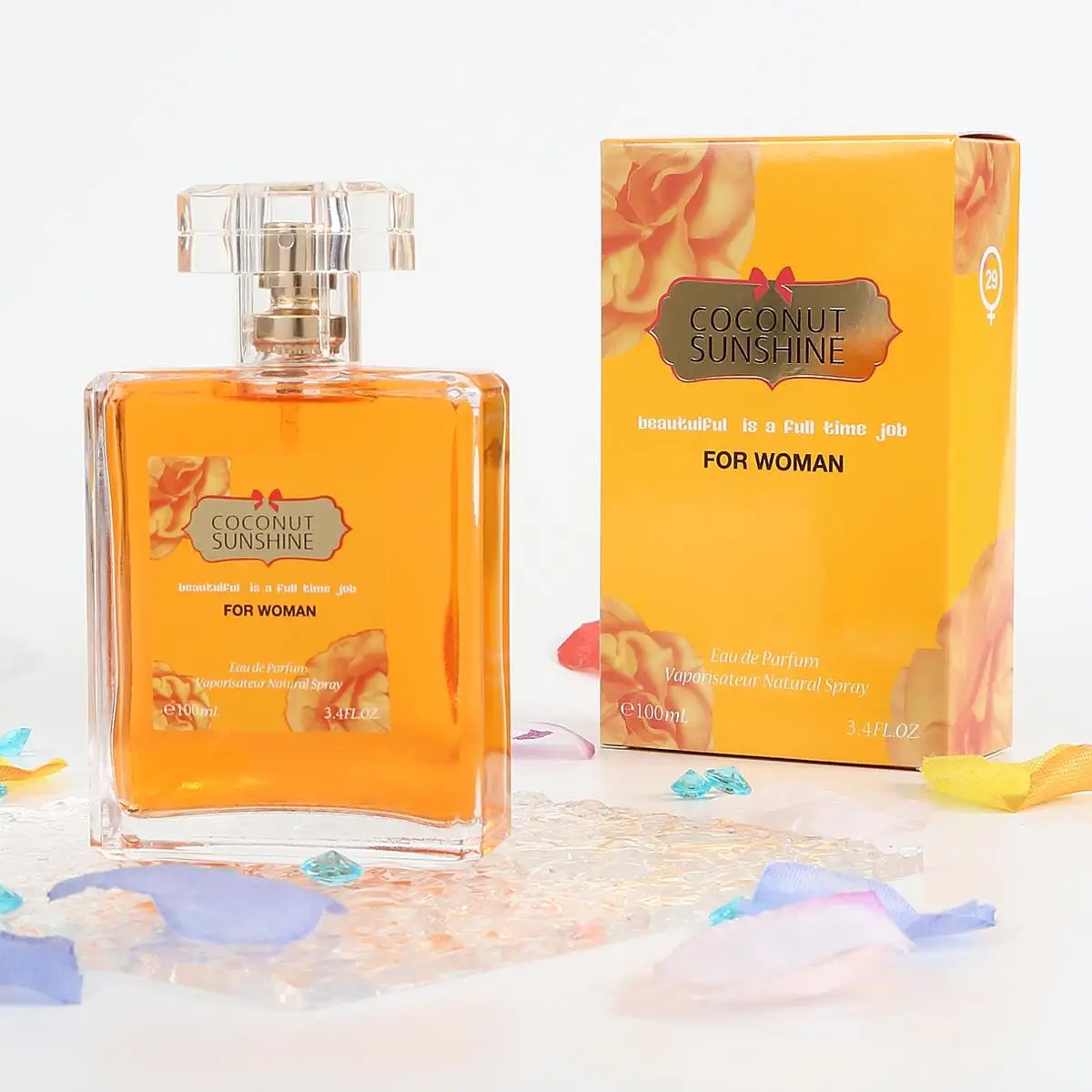 Women's Perfume, 1 Box 2 Hours Natural Coconut Scented Fragrance, Elegant Perfume for Women,…