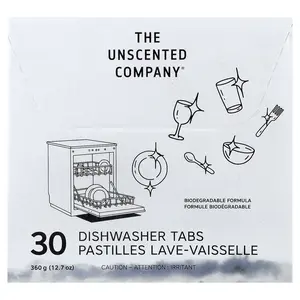 The Unscented Company Dishwasher Tabs, 30 Tabs, 12.7 oz (360 g)