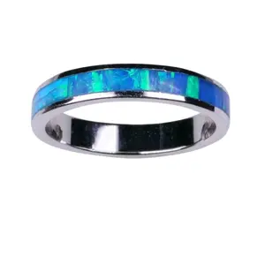 Blue Opal Sterling Silver Toe Ring
