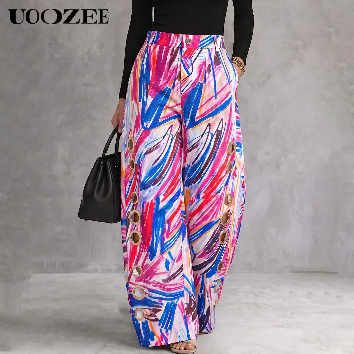Polyester-Multicolor Graffiti(Non-denim)