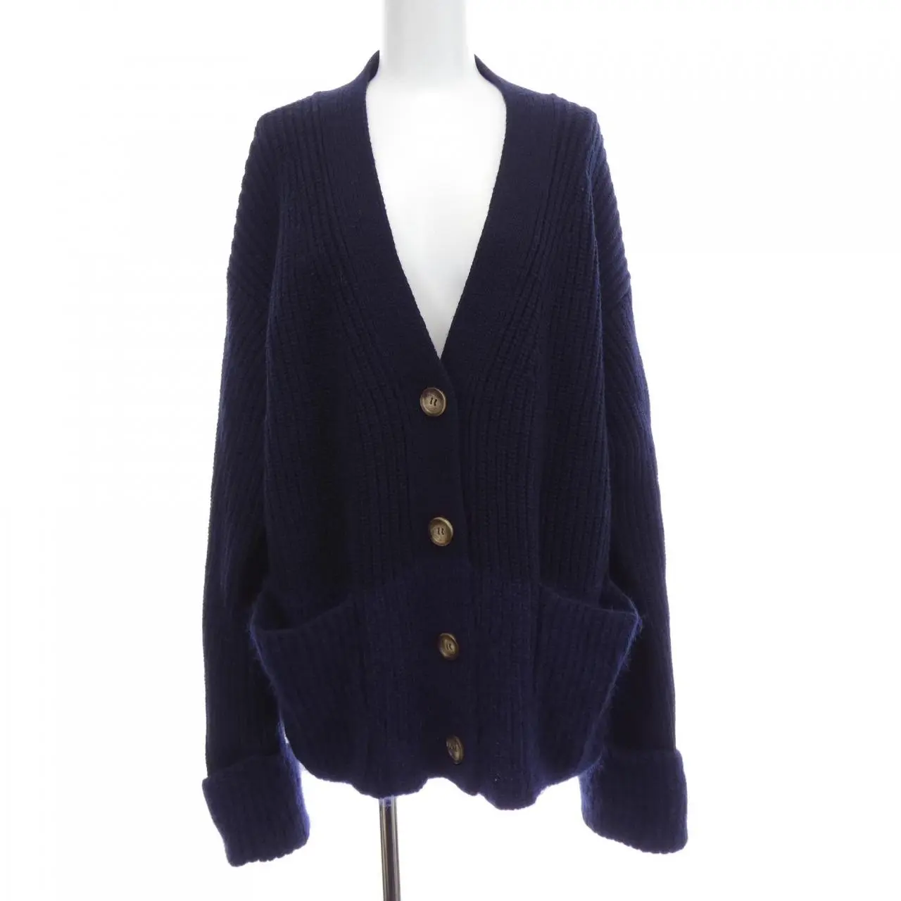 Pre-owned MONCLER Cashmere Small Leather Goods Blend Cardigan