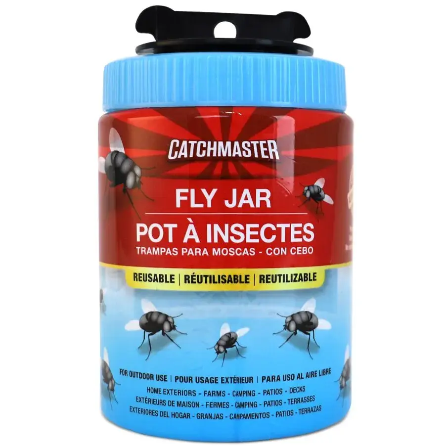 Reusable Fly Jar Traps With Food-Based Lure Reusable Fly Jar Traps With Food-Based Lure