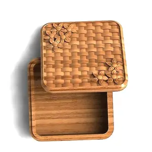 Square Jewelry organizer - STL files for CNC or 3D Printer