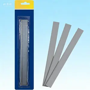 Replacement Blades for Floor Scraper, 8-Inch Carbon Steel, 3-Pack, Heavy-Duty Stripping and Removal, Professional Flooring Tool Accessories, Durable and Sharp