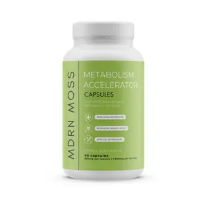 MDRN Moss Metabolism Accelerator Supplement | Metabolism Accelerator - 100% Botanical | 90 Capsules