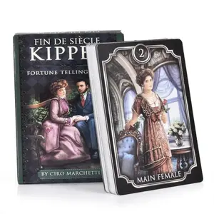 Fin De Siecle Kipper Oracle Cards Fortune Telling Divination Deck English Vision Edition Tarot Board Playing Game For Party