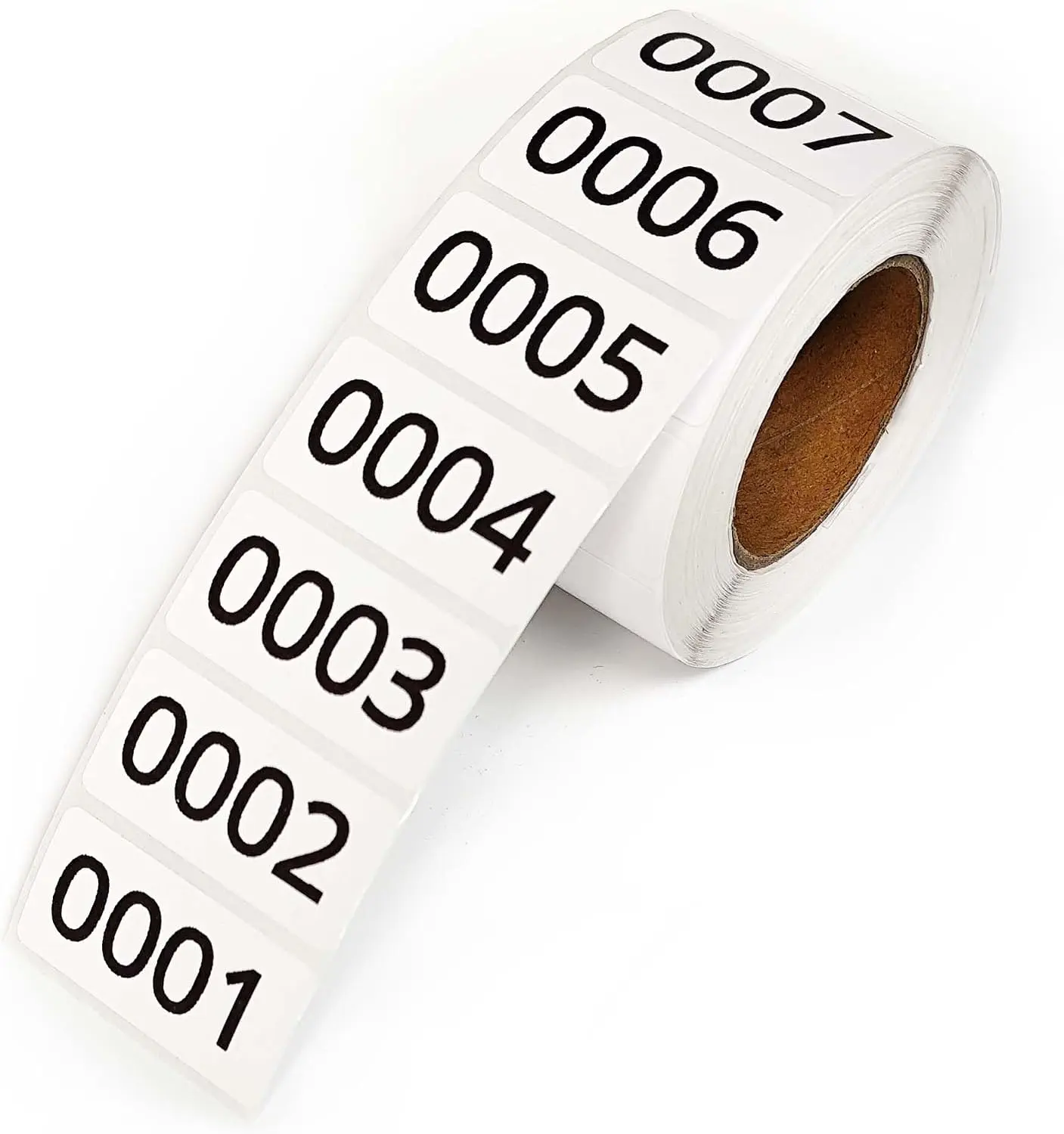 Consecutive Numbered Stickers, 1.6 x 0.8 Inch Inventory Labels, Number Stickers for Organization (1-1000)