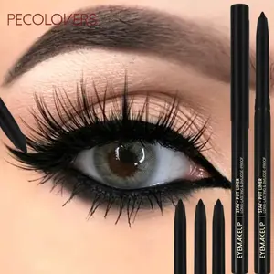 3PCS/Set Waterproof and Smudge-proof  Black Gel Eyeliner Pencils, Easy-to-twist Design, Perfect for Daily Eye Makeup, Ideal Valentine's Gift for Women, Makeup Essential
