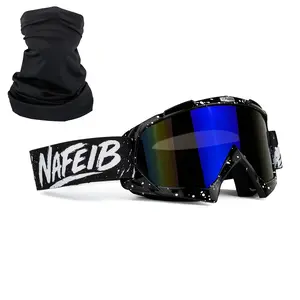 High Performance Morcycle Goggles with TPU Frame & PC Lens - Windproof, Dustproof, Scratch-Resistant Safety Glasses with -Glare & Impact-Resistant Design, Ergonomic Fit, Clear Vision for ATV, Racing, Dirt Bike, MoCruciform, Adventure Athletics , Christmas