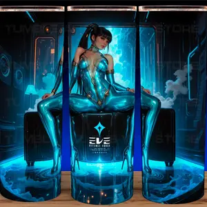 Eve - Stellar Blade -  Fighting Gaming Fan  Cup Mug Tumbler 20oz  Drinkware Stainless Steel Insulated, Perfect for Stellar Blade Fans, Great for Hot or Cold Drinks!  Portable Reusable