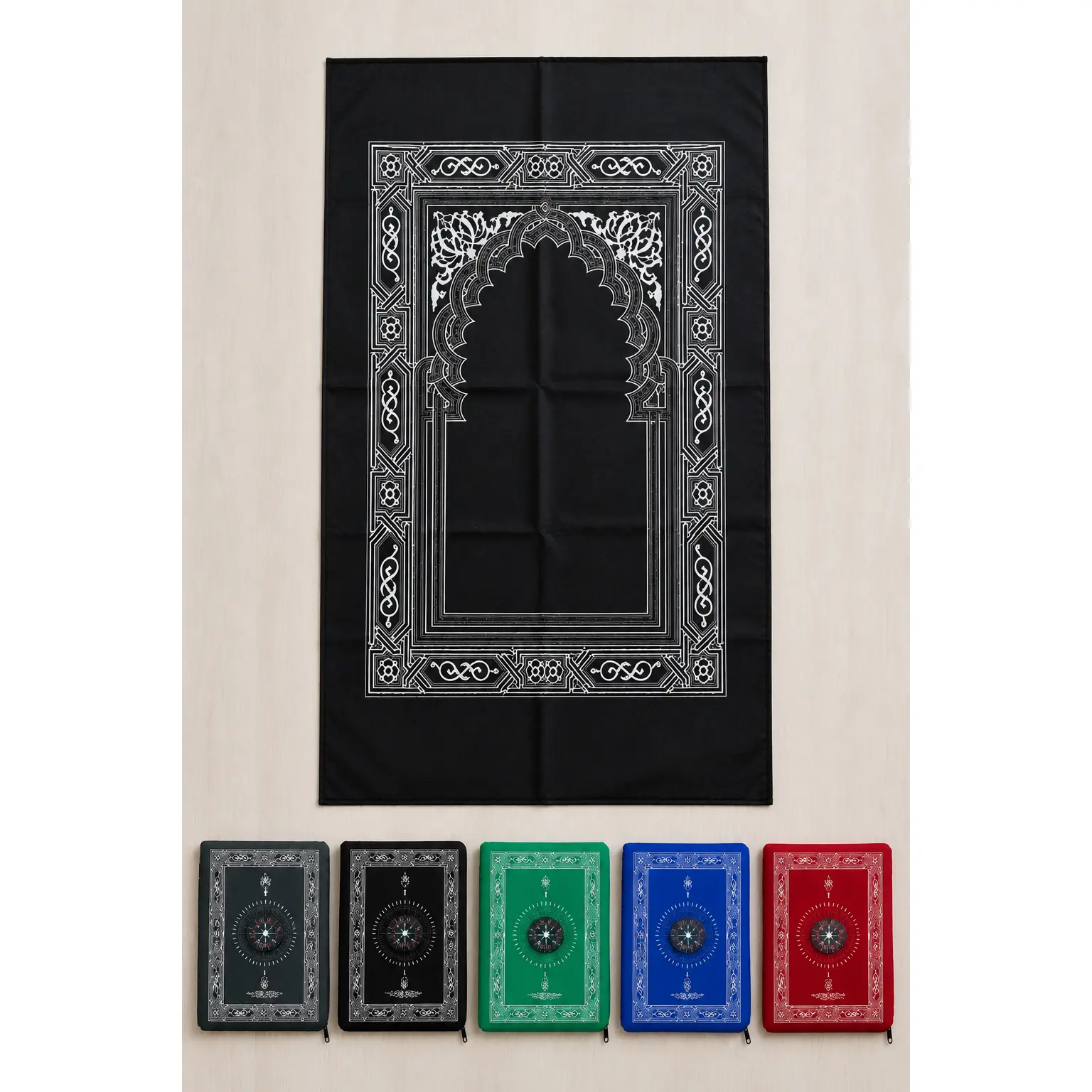 Portable Waterproof Travel Prayer Mat - with Compass Portable Waterproof Travel Prayer Mat - with Compass