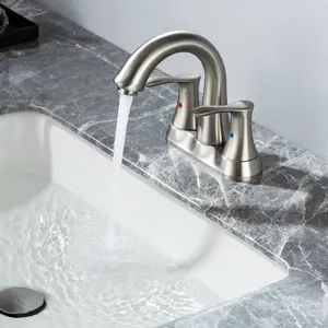 Centerset 2-Handle Bathroom Faucet  with Drain Assembly RX3007BN-2