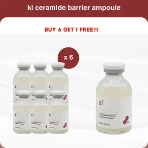 KI Ceramide Barrier Ampoule - Korean Sensitive Skin Strengthening Serum for Redness, Dehydration & Barrier Repair - Lightweight, Moisture, Calming, Daily, Restore, Smoother, Soothing, Moisturizer, Hydrate, Hydrating