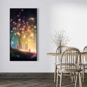 212 MAIN Black Framed Wall Art Print - 24x48 in., Conscious Sales C1FC2448Z1XFJZ Artwork, Home & Room Decor Supplies