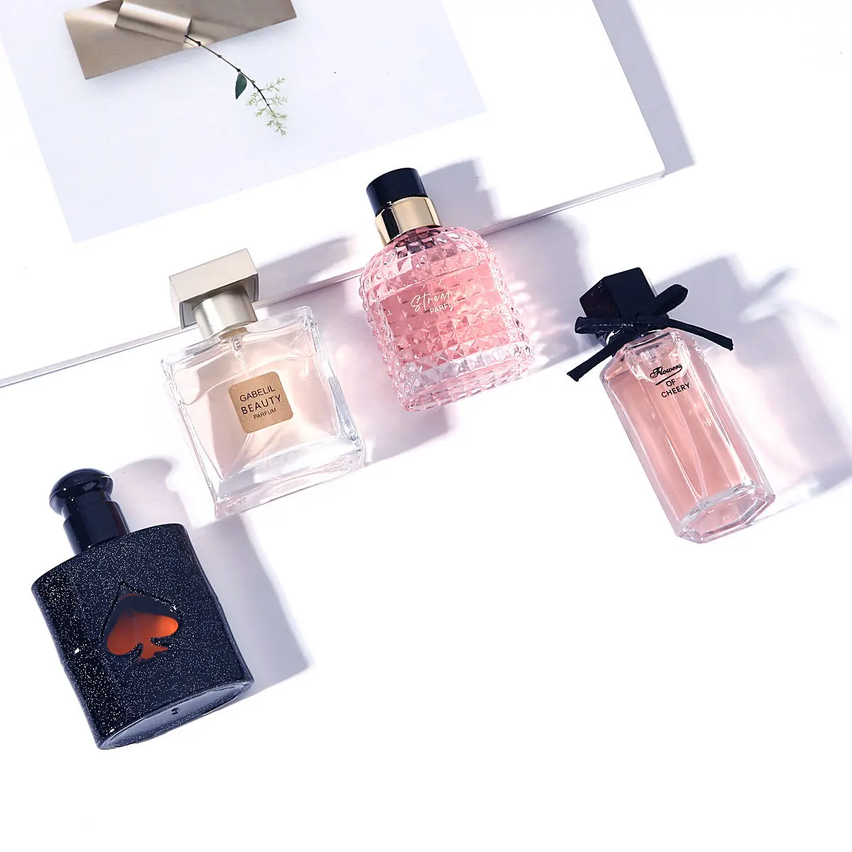 Flower Story Fragrance Set (30ml*4) - Eau de Parfum - 4-in-1, fruit scent-Floral Fragrance Collection - With Floral Woody& Gourmand Notes - Long Lasting Fragrance-perfume for women-For Every Occasion-great holiday gift
