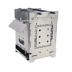 Made in USA - 5” G2 Firebox Folding Multi-Fuel Camp Cooking Stove outdoor supply